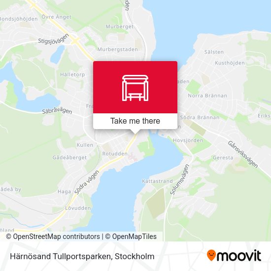 Härnösand Tullportsparken map