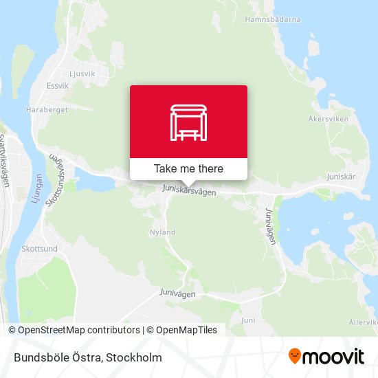 Bundsböle Östra map