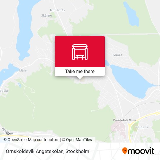 Örnsköldsvik Ängetskolan map