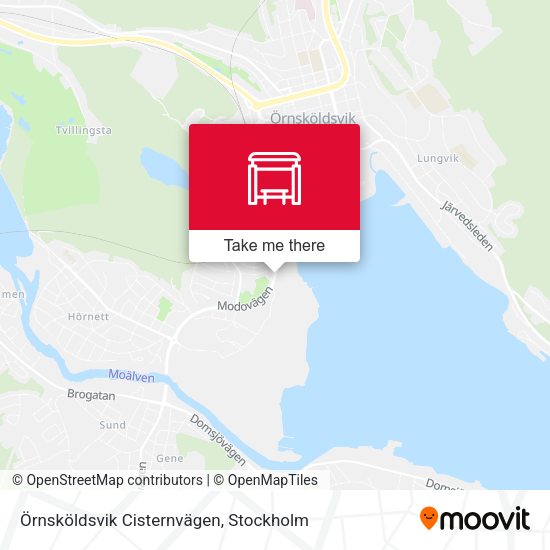 Örnsköldsvik Cisternvägen map