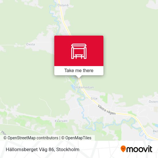 Hällomsberget Väg 86 map