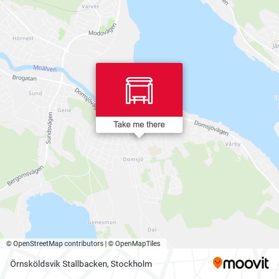 Örnsköldsvik Stallbacken map