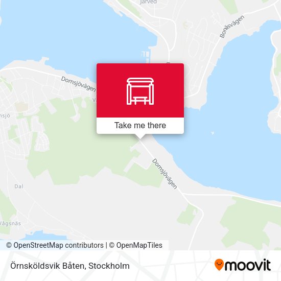 Örnsköldsvik Båten map