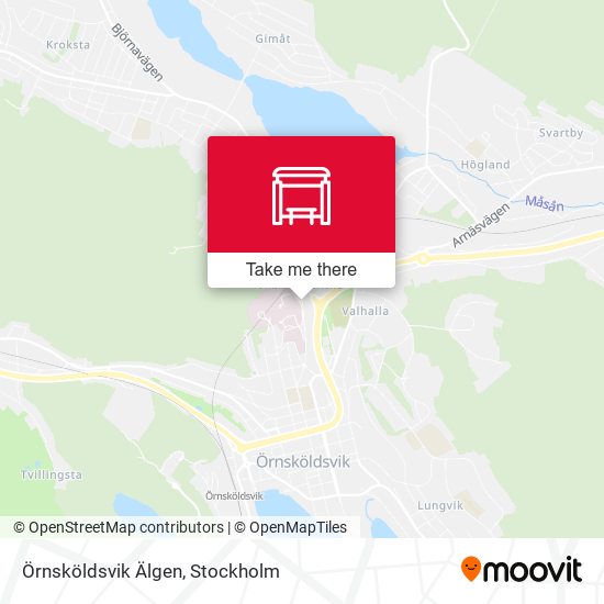 Örnsköldsvik Älgen map