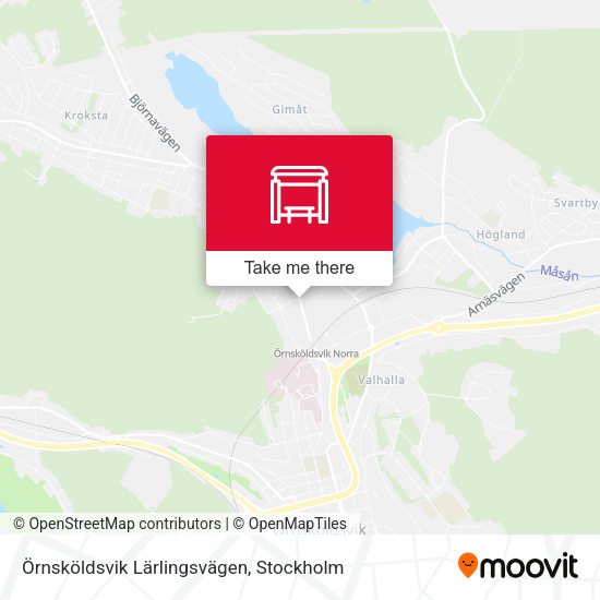 Örnsköldsvik Lärlingsvägen map