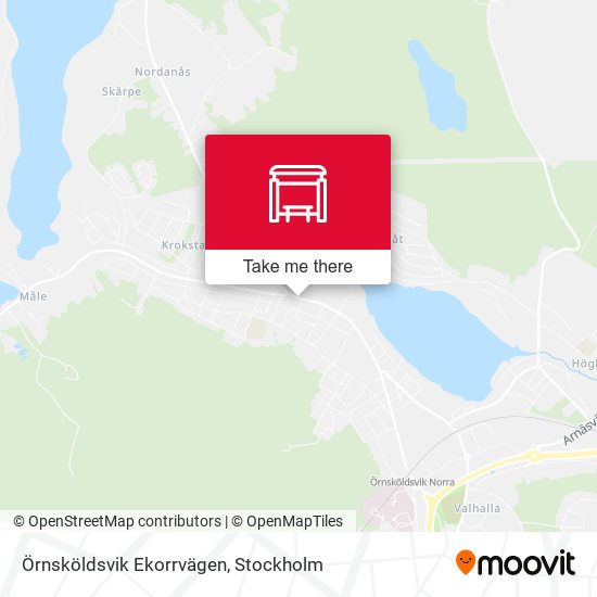 Örnsköldsvik Ekorrvägen map