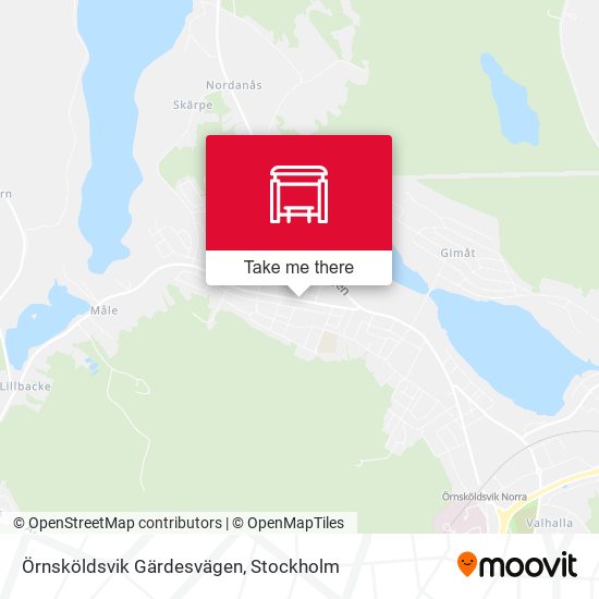 Örnsköldsvik Gärdesvägen map