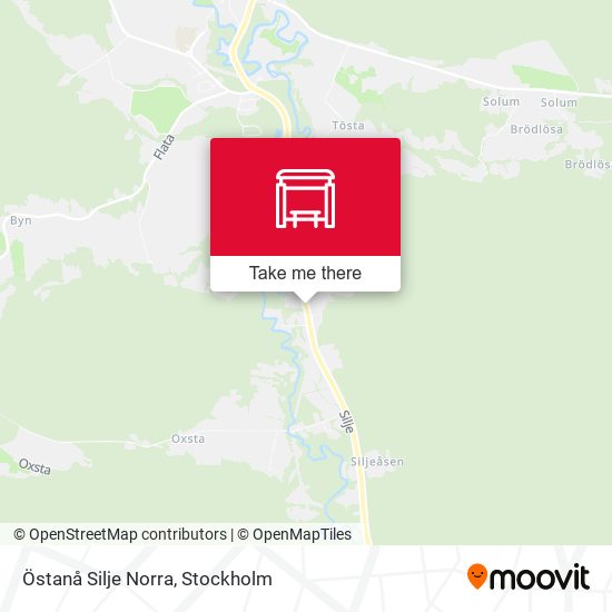 Östanå Silje Norra map