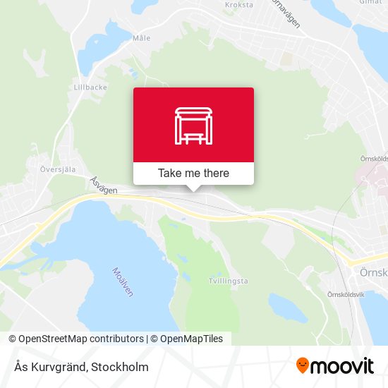 Ås Kurvgränd map