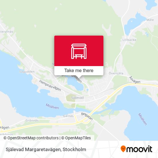 Själevad Margaretavägen map