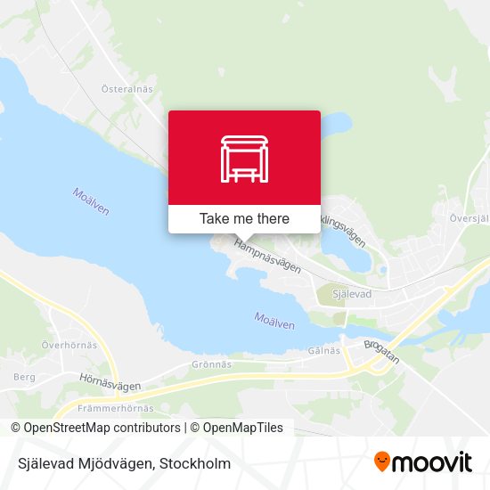 Själevad Mjödvägen map