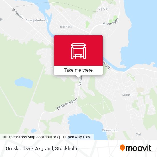 Örnsköldsvik Axgränd map