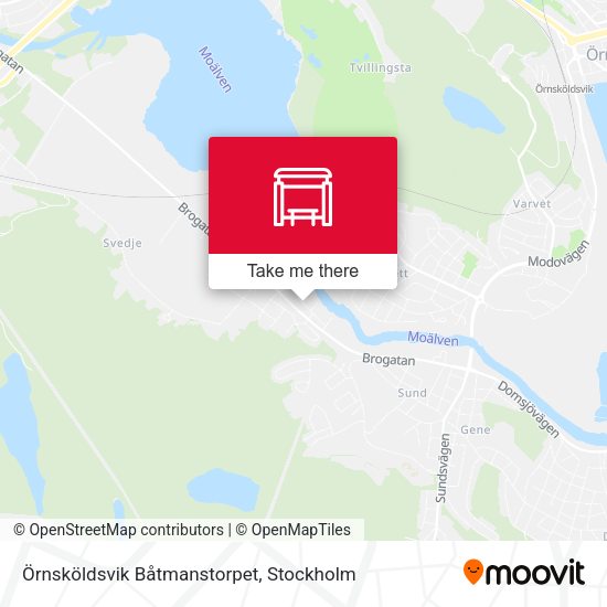 Örnsköldsvik Båtmanstorpet map