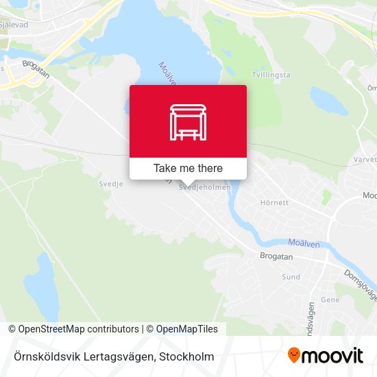 Örnsköldsvik Lertagsvägen map