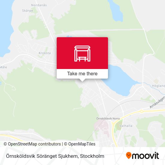 Örnsköldsvik Söränget Sjukhem map