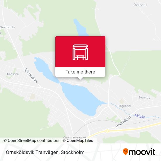 Örnsköldsvik Tranvägen map