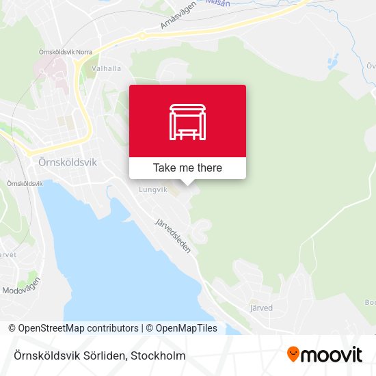 Örnsköldsvik Sörliden map