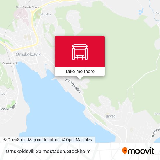 Örnsköldsvik Salmostaden map