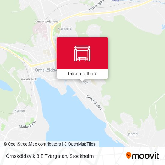 Örnsköldsvik 3:E Tvärgatan map