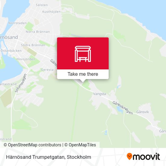 Härnösand Trumpetgatan map