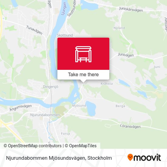 Njurundabommen Mjösundsvägen map