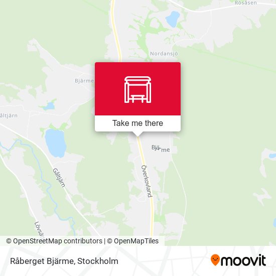 Råberget Bjärme map