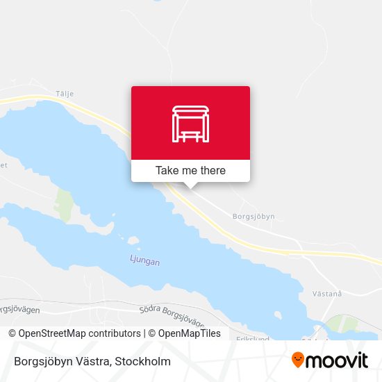 Borgsjöbyn Västra map