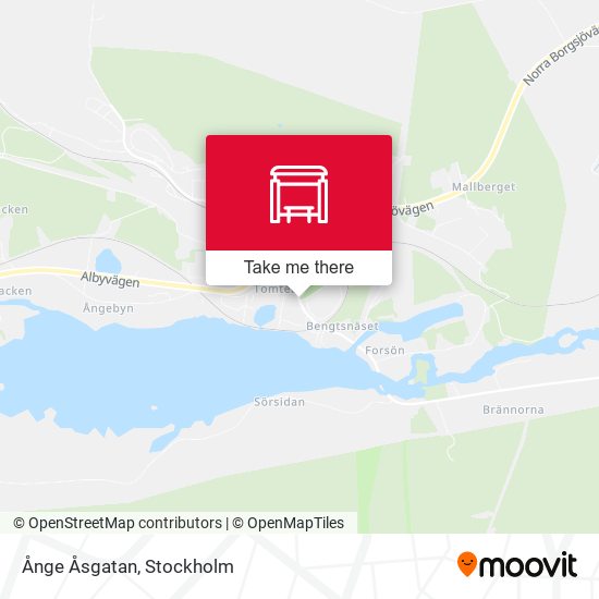 Ånge Åsgatan map