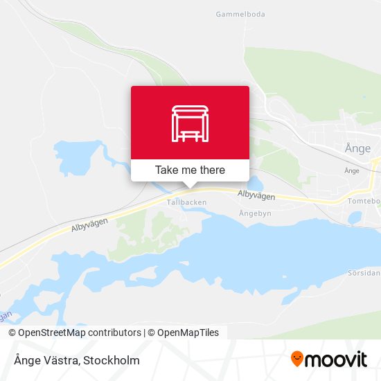 Ånge Västra map