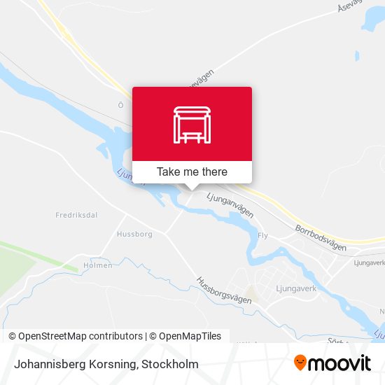 Johannisberg Korsning map