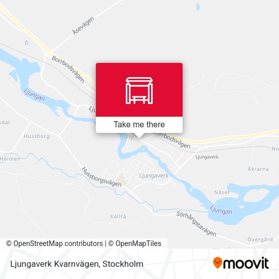 Ljungaverk Kvarnvägen map