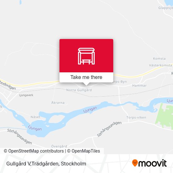 Gullgård V,Trädgården map