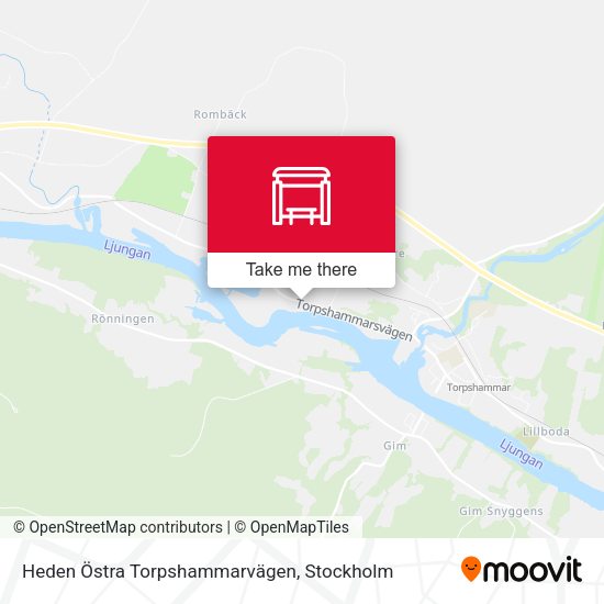 Heden Östra Torpshammarvägen map