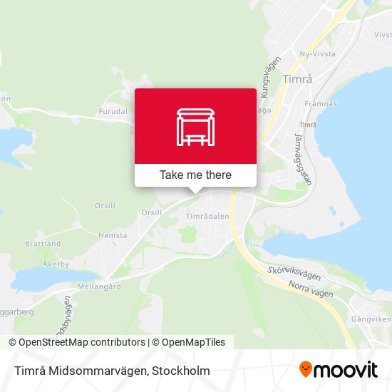 Timrå Midsommarvägen map