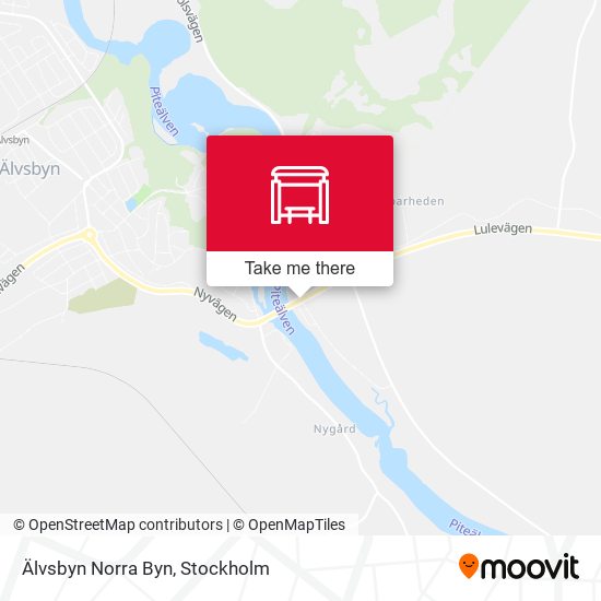 Älvsbyn Norra Byn map