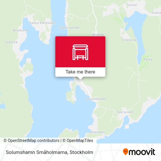 Solumshamn Småholmarna map