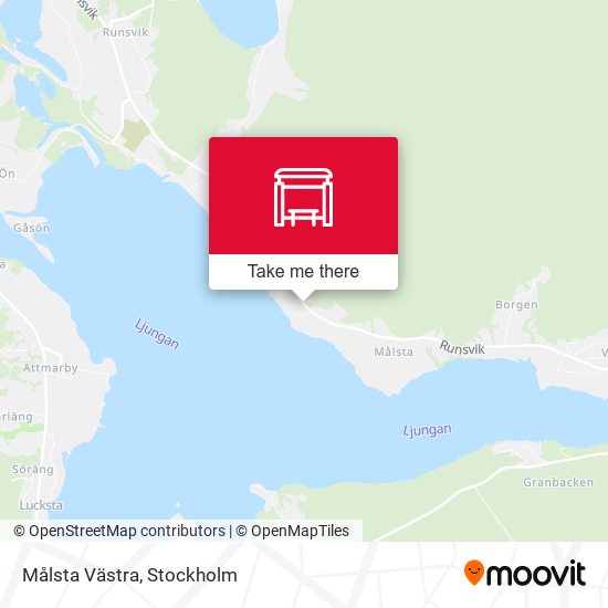 Målsta Västra map