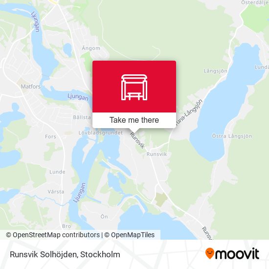 Runsvik Solhöjden map