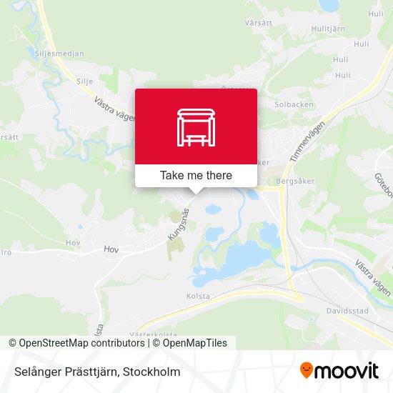 Selånger Prästtjärn map