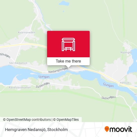 Hemgraven Nedansjö map