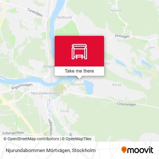 Njurundabommen Mörtvägen map