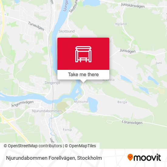 Njurundabommen Forellvägen map