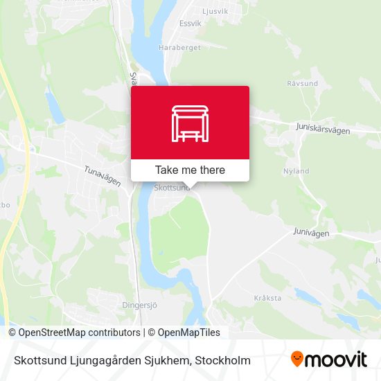Skottsund Ljungagården Sjukhem map