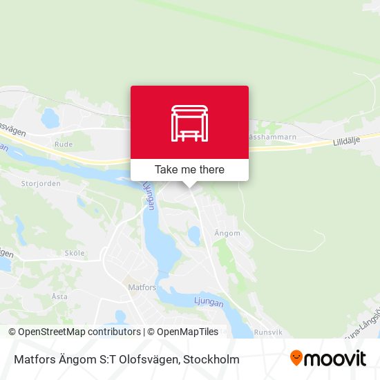Matfors Ängom S:T Olofsvägen map
