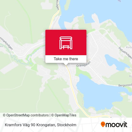 Kramfors Väg 90 Krongatan map