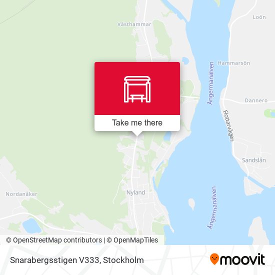Snarabergsstigen V333 map