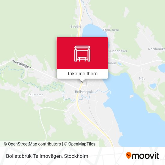 Bollstabruk Tallmovägen map