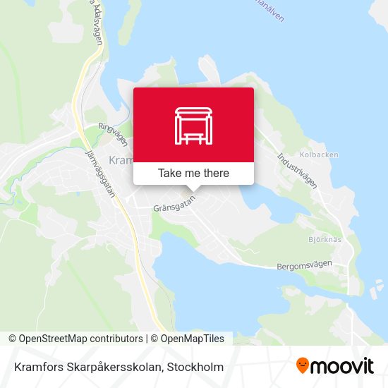 Kramfors Skarpåkersskolan map