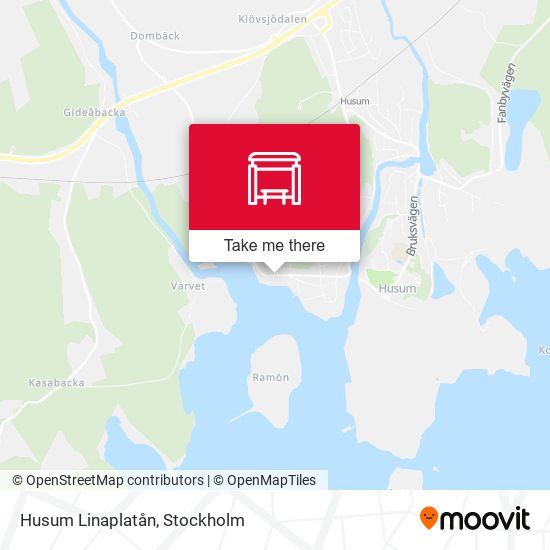 Husum Linaplatån map