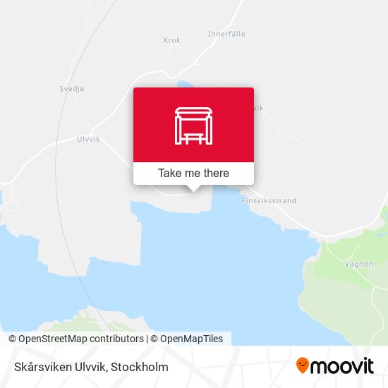 Skårsviken Ulvvik map